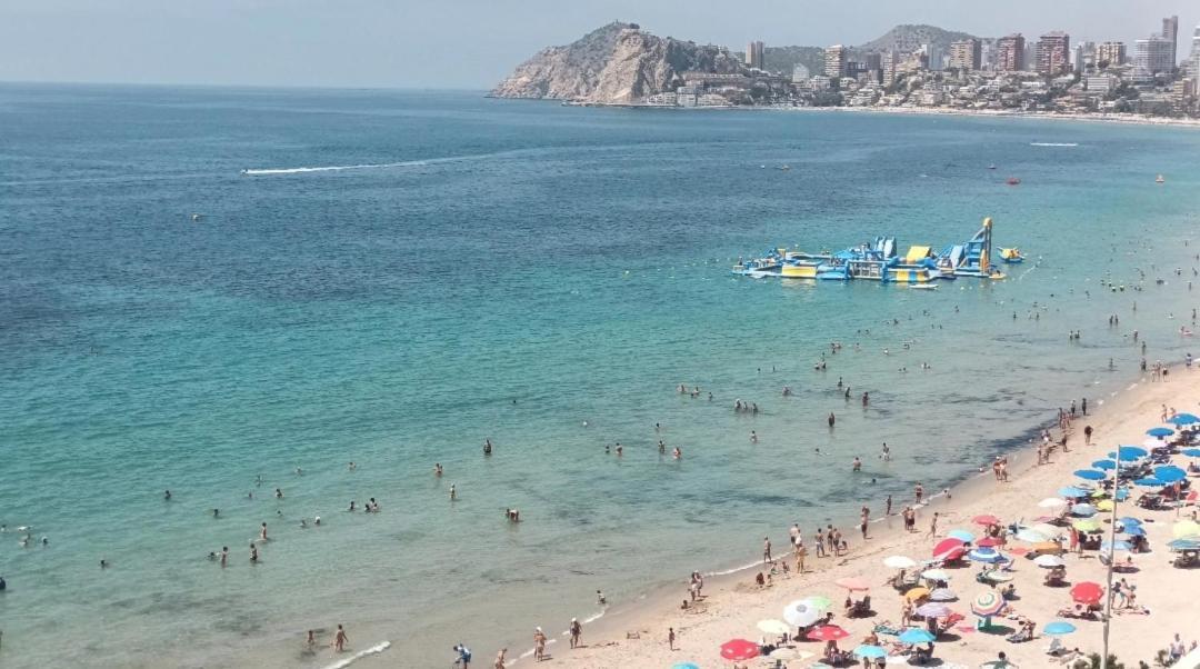 Apartamento Acapulco Luxe Piso 3 En 1A Linea Playa Poniente Benidorm Top Vistas Al Mar Espectaculares Y De Luxe Con Acceso A Piscina Y Garaje Privado Esterno foto