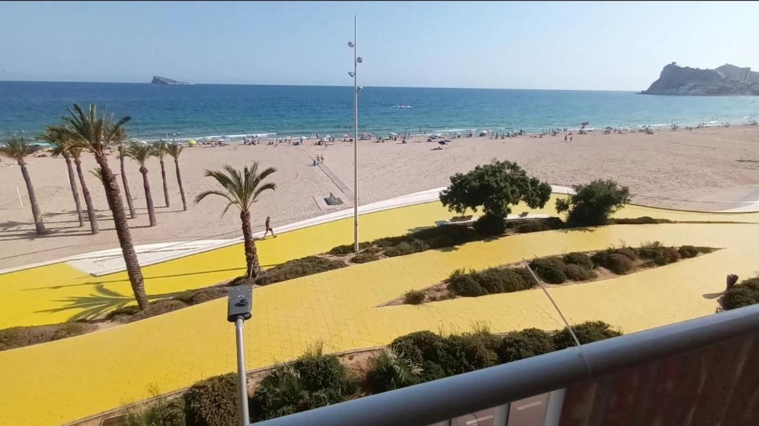 Apartamento Acapulco Luxe Piso 3 En 1A Linea Playa Poniente Benidorm Top Vistas Al Mar Espectaculares Y De Luxe Con Acceso A Piscina Y Garaje Privado Esterno foto