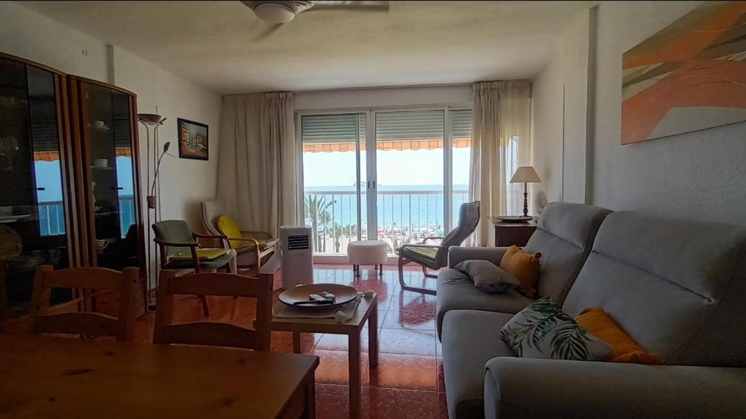 Apartamento Acapulco Luxe Piso 3 En 1A Linea Playa Poniente Benidorm Top Vistas Al Mar Espectaculares Y De Luxe Con Acceso A Piscina Y Garaje Privado Esterno foto